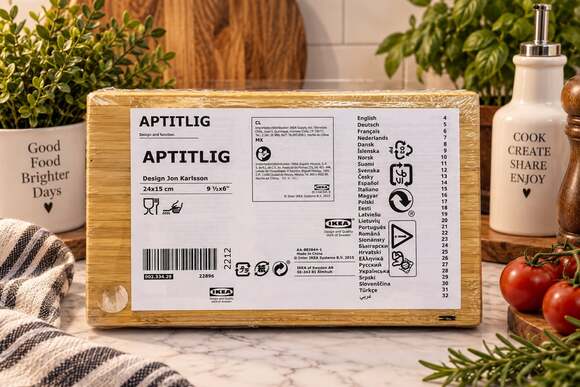 IKEA Other - IKEA APTITLIG Bamboo Chopping Cutting Board 24x15 cm 9.5x6 NEW Sealed 602.334.26